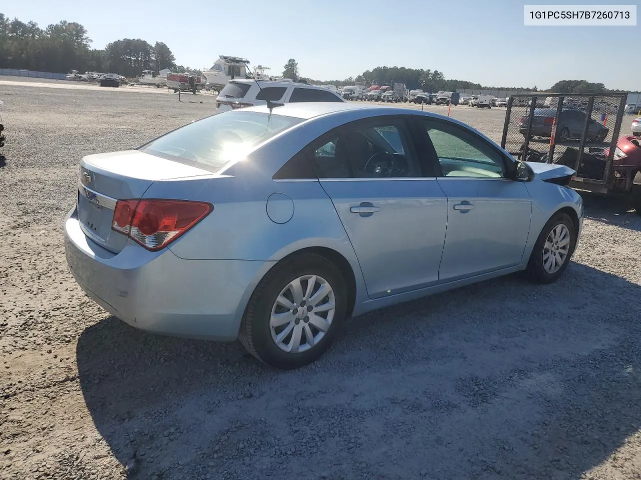 2011 Chevrolet Cruze Ls VIN: 1G1PC5SH7B7260713 Lot: 77747154