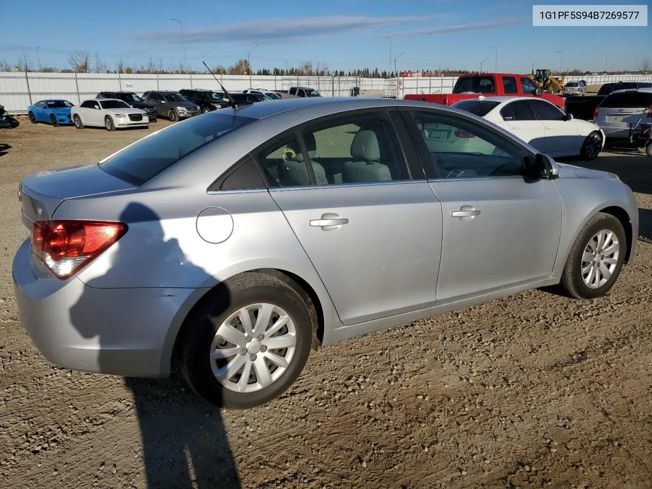 2011 Chevrolet Cruze Lt VIN: 1G1PF5S94B7269577 Lot: 77845324