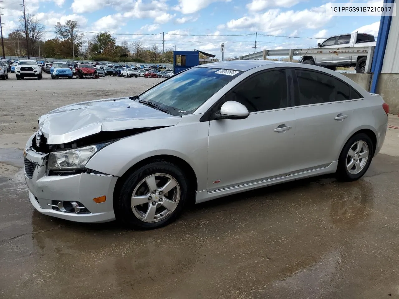 2011 Chevrolet Cruze Lt VIN: 1G1PF5S91B7210017 Lot: 78048144