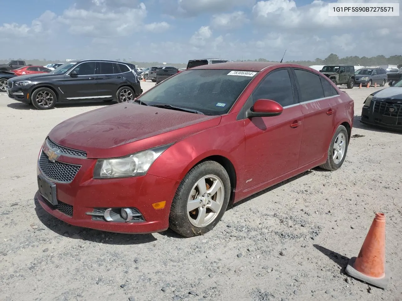 2011 Chevrolet Cruze Lt VIN: 1G1PF5S90B7275571 Lot: 78306904