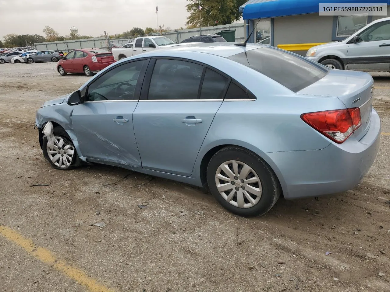 1G1PF5S98B7273518 2011 Chevrolet Cruze Lt