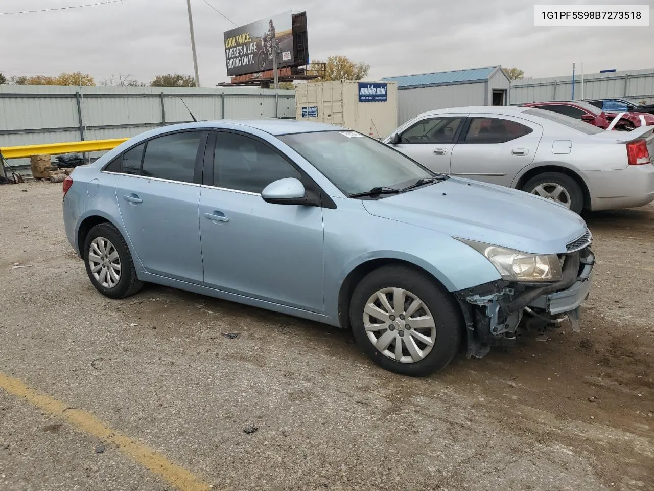 1G1PF5S98B7273518 2011 Chevrolet Cruze Lt