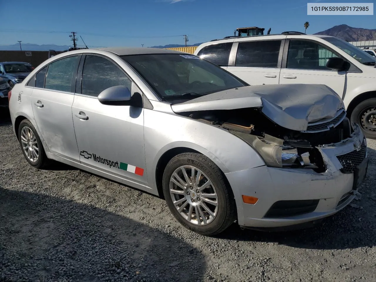 2011 Chevrolet Cruze Eco VIN: 1G1PK5S90B7172985 Lot: 78711334