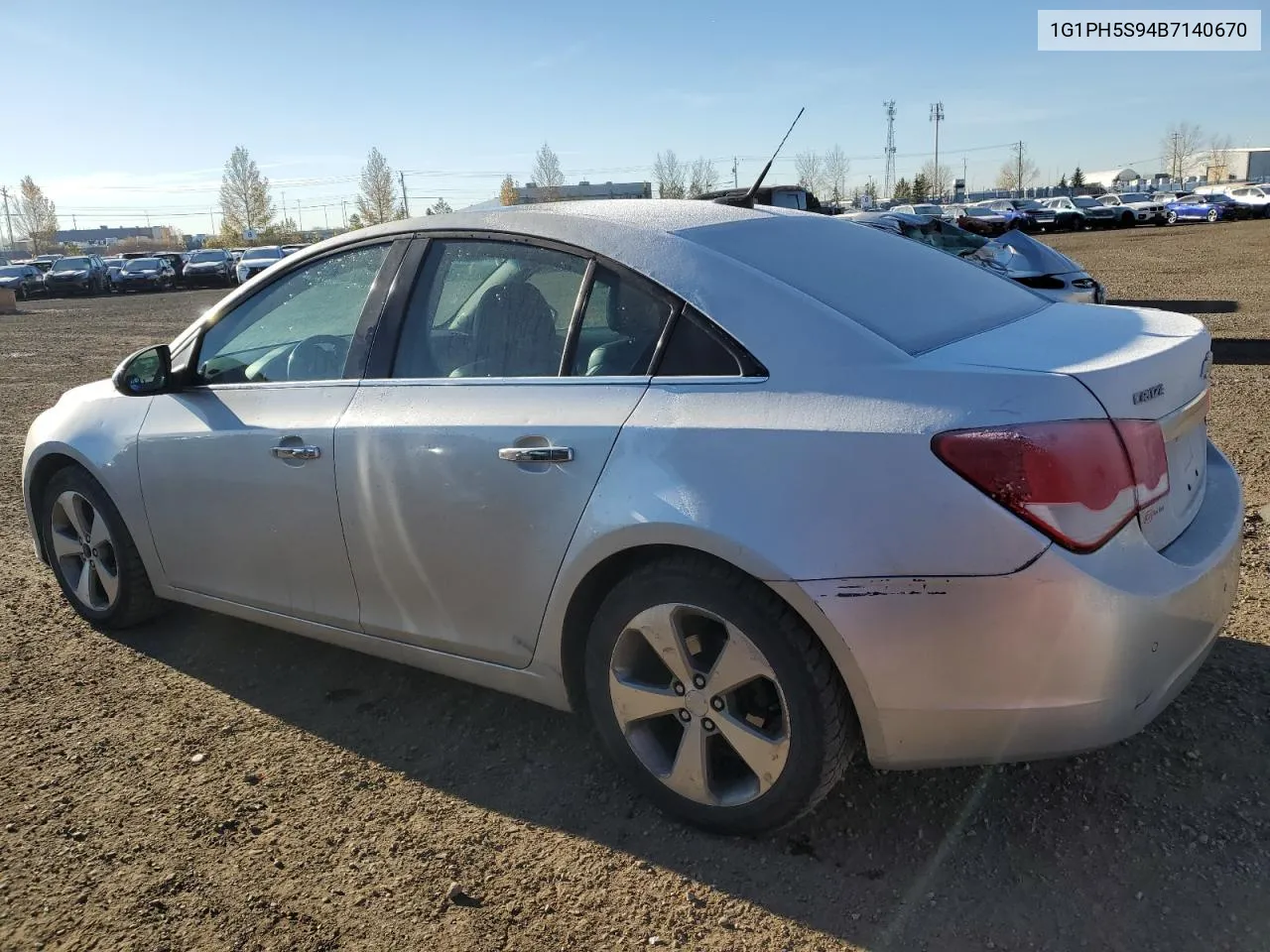 2011 Chevrolet Cruze Ltz VIN: 1G1PH5S94B7140670 Lot: 78750274