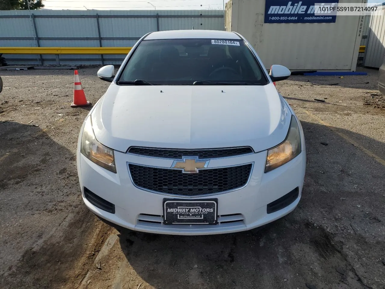 1G1PF5S91B7214097 2011 Chevrolet Cruze Lt