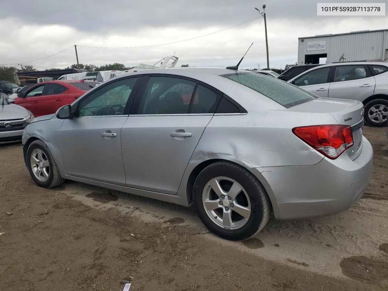 2011 Chevrolet Cruze Lt VIN: 1G1PF5S92B7113778 Lot: 80694114