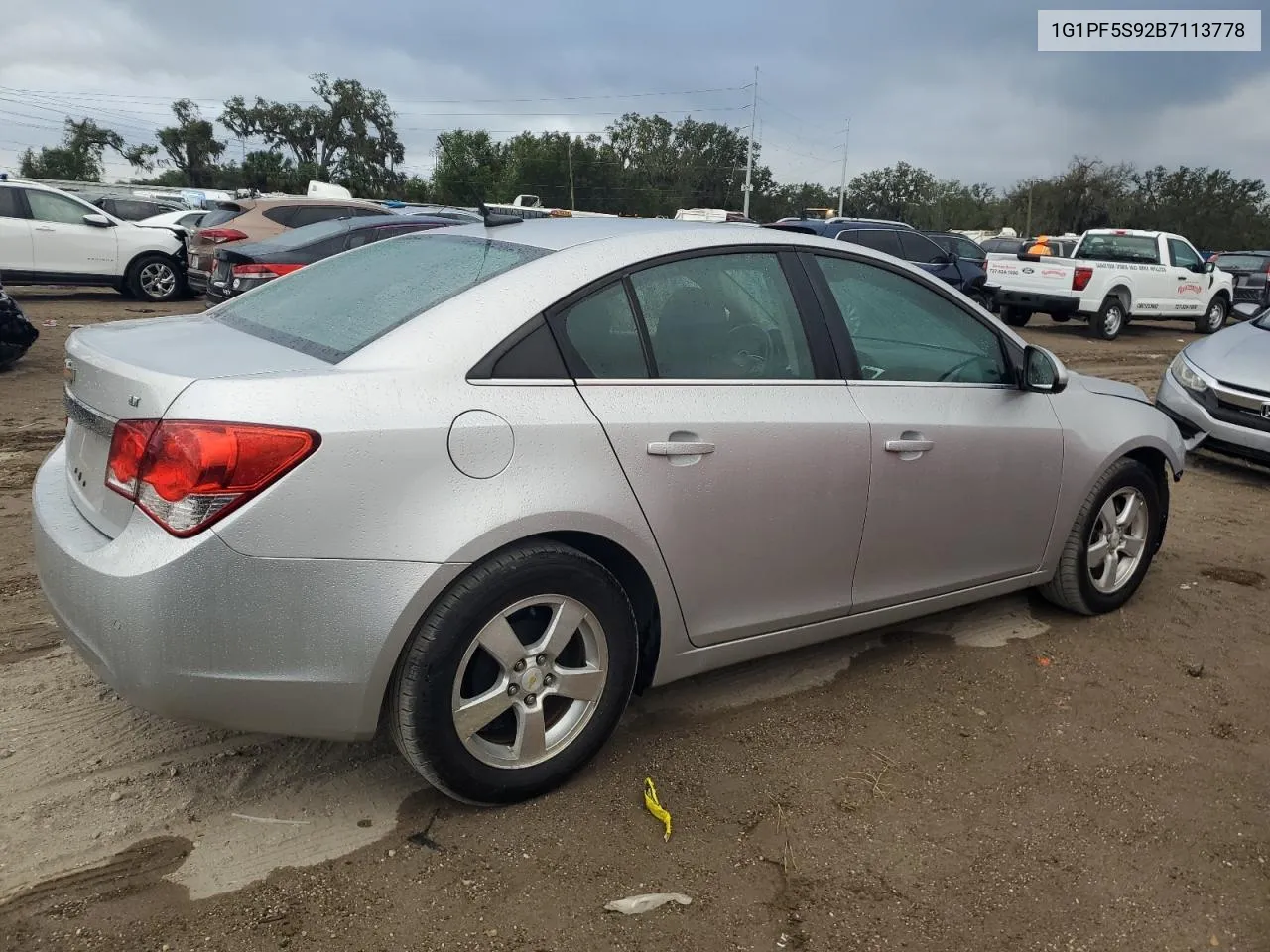 2011 Chevrolet Cruze Lt VIN: 1G1PF5S92B7113778 Lot: 80694114