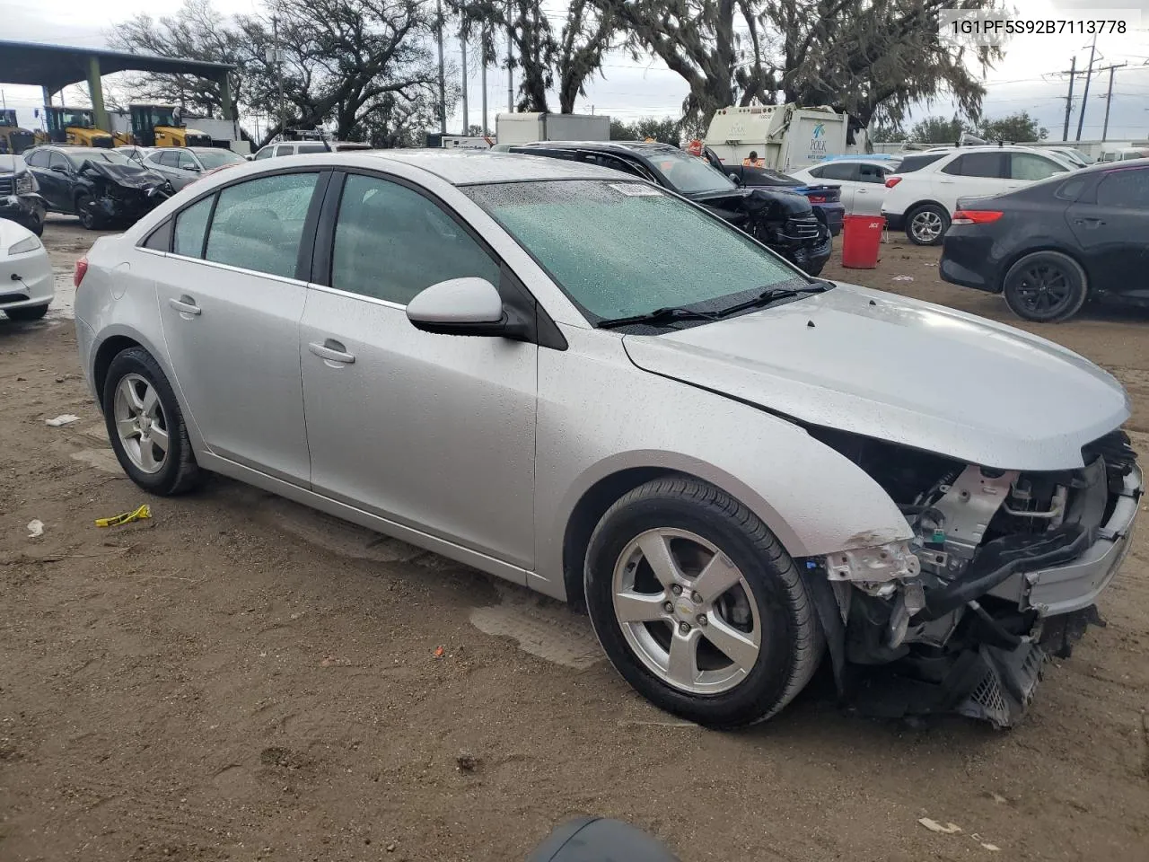 2011 Chevrolet Cruze Lt VIN: 1G1PF5S92B7113778 Lot: 80694114