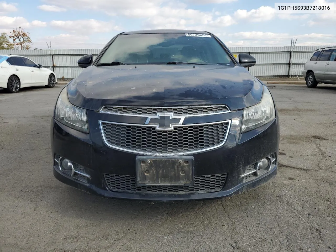 2011 Chevrolet Cruze Ltz VIN: 1G1PH5S93B7218016 Lot: 80720654