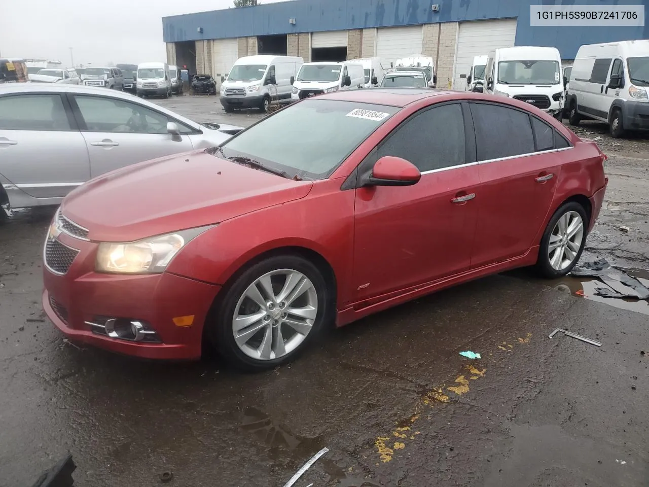 2011 Chevrolet Cruze Ltz VIN: 1G1PH5S90B7241706 Lot: 80981854