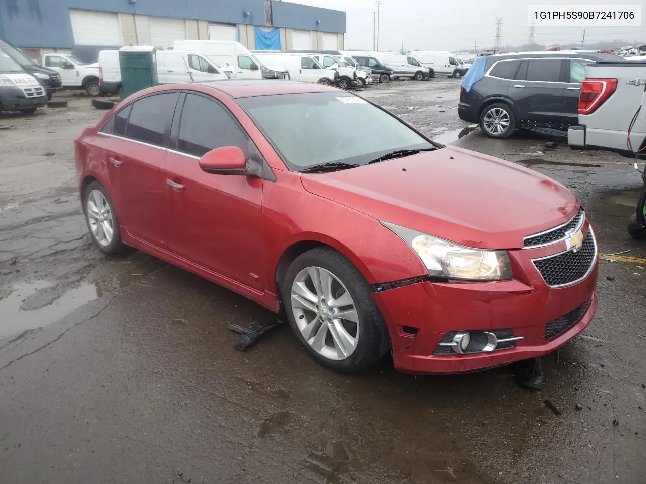 2011 Chevrolet Cruze Ltz VIN: 1G1PH5S90B7241706 Lot: 80981854