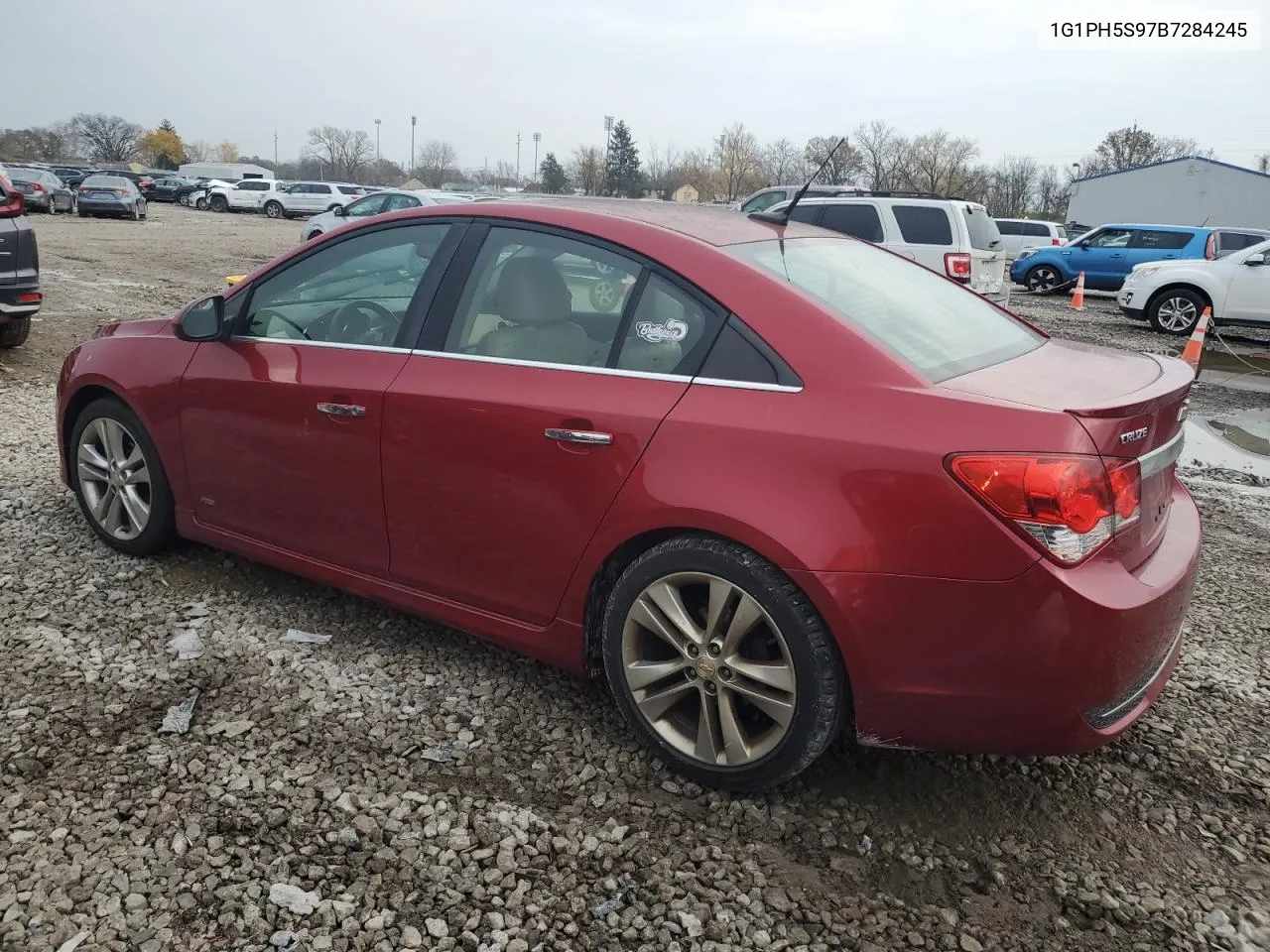 2011 Chevrolet Cruze Ltz VIN: 1G1PH5S97B7284245 Lot: 81165284