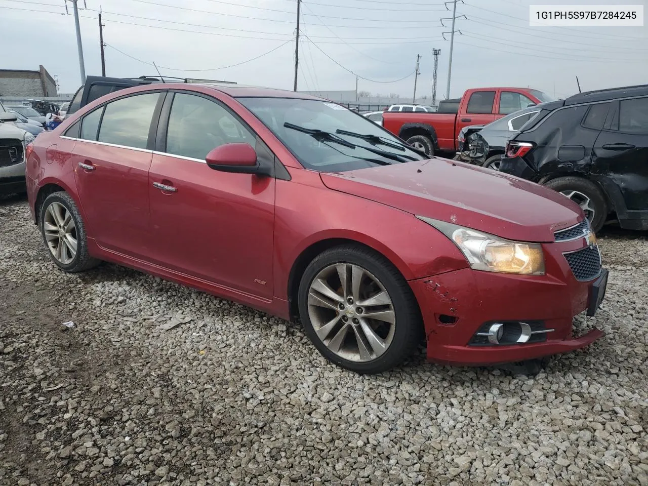 2011 Chevrolet Cruze Ltz VIN: 1G1PH5S97B7284245 Lot: 81165284