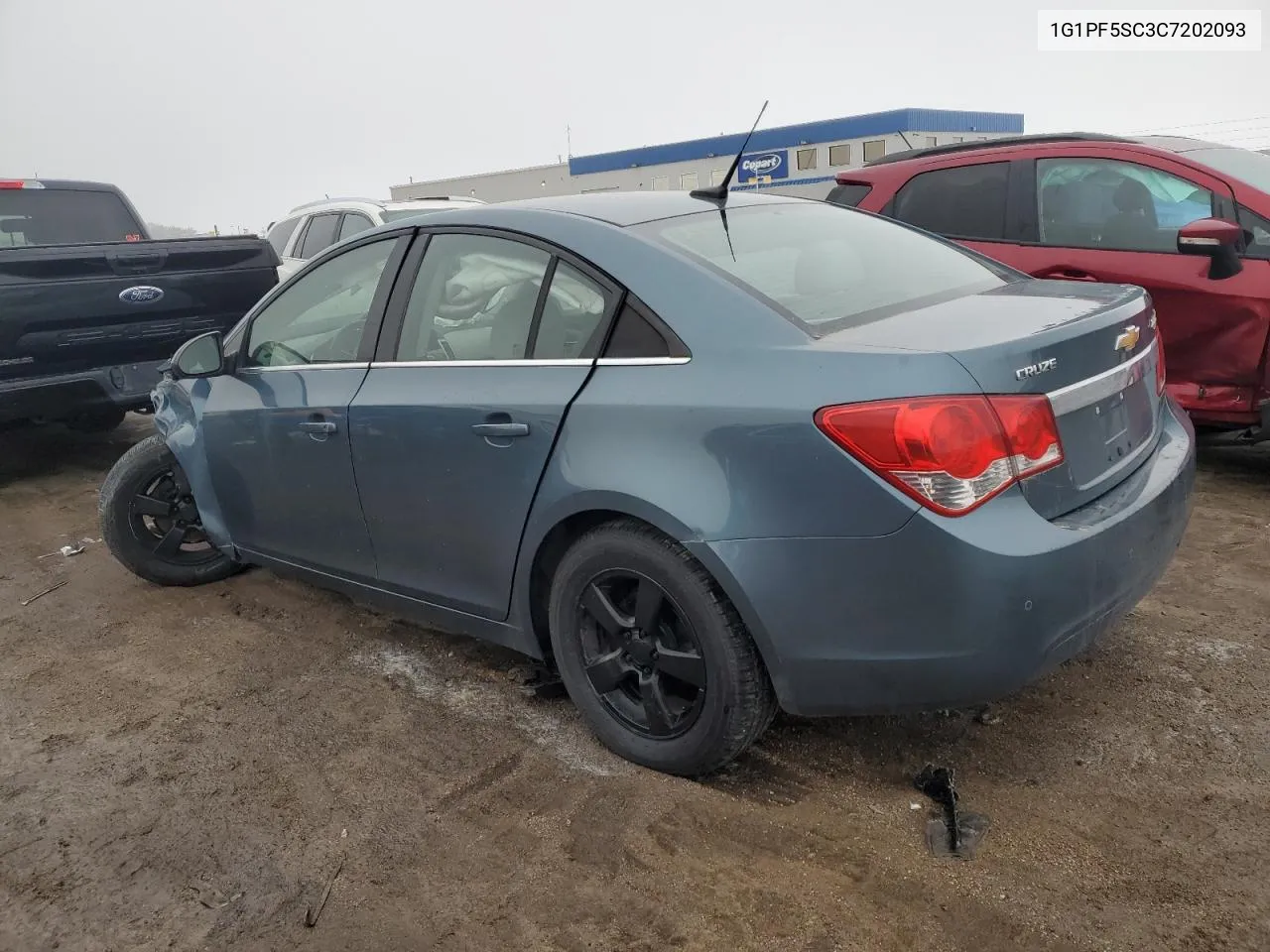 2012 Chevrolet Cruze Lt VIN: 1G1PF5SC3C7202093 Lot: 40232564