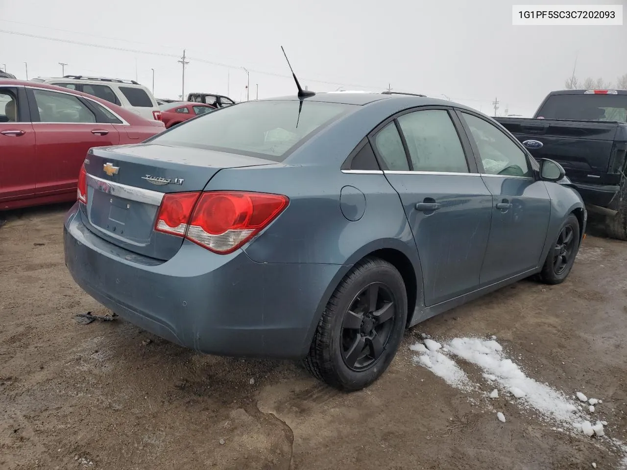 2012 Chevrolet Cruze Lt VIN: 1G1PF5SC3C7202093 Lot: 40232564