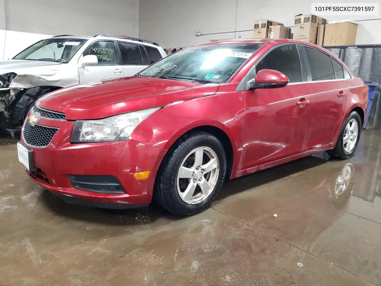 2012 Chevrolet Cruze Lt VIN: 1G1PF5SCXC7391597 Lot: 42921574