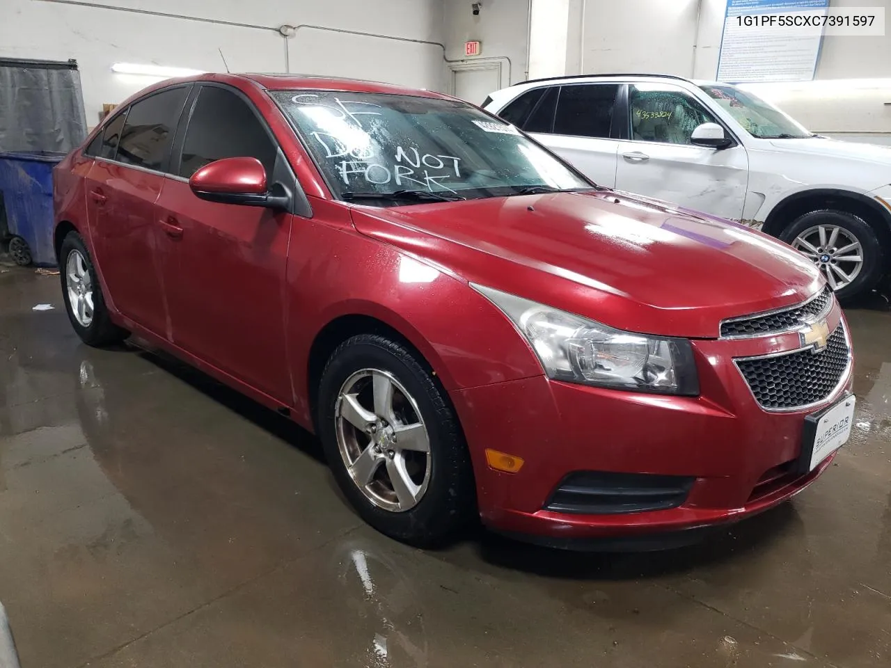 2012 Chevrolet Cruze Lt VIN: 1G1PF5SCXC7391597 Lot: 42921574