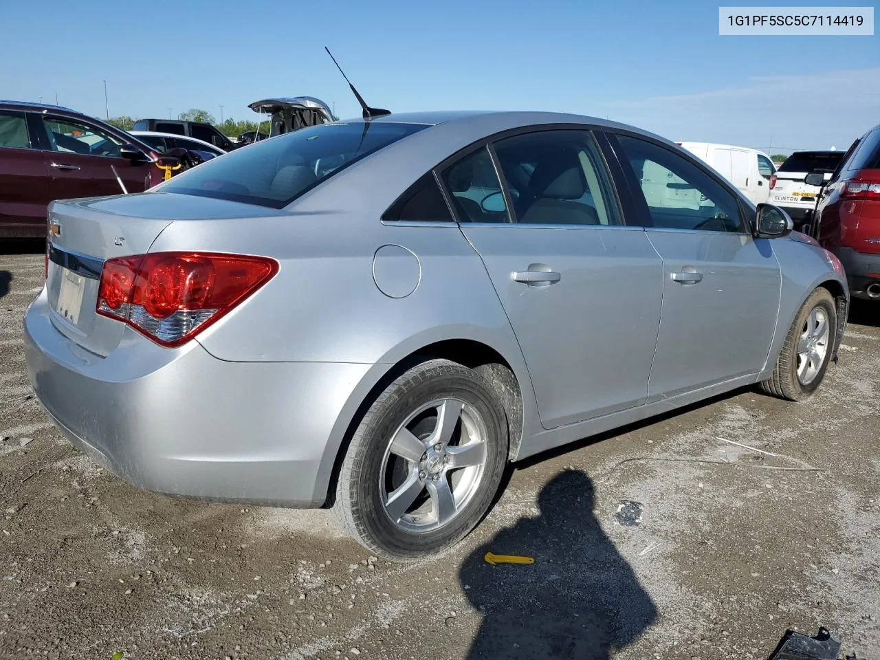 2012 Chevrolet Cruze Lt VIN: 1G1PF5SC5C7114419 Lot: 51297534