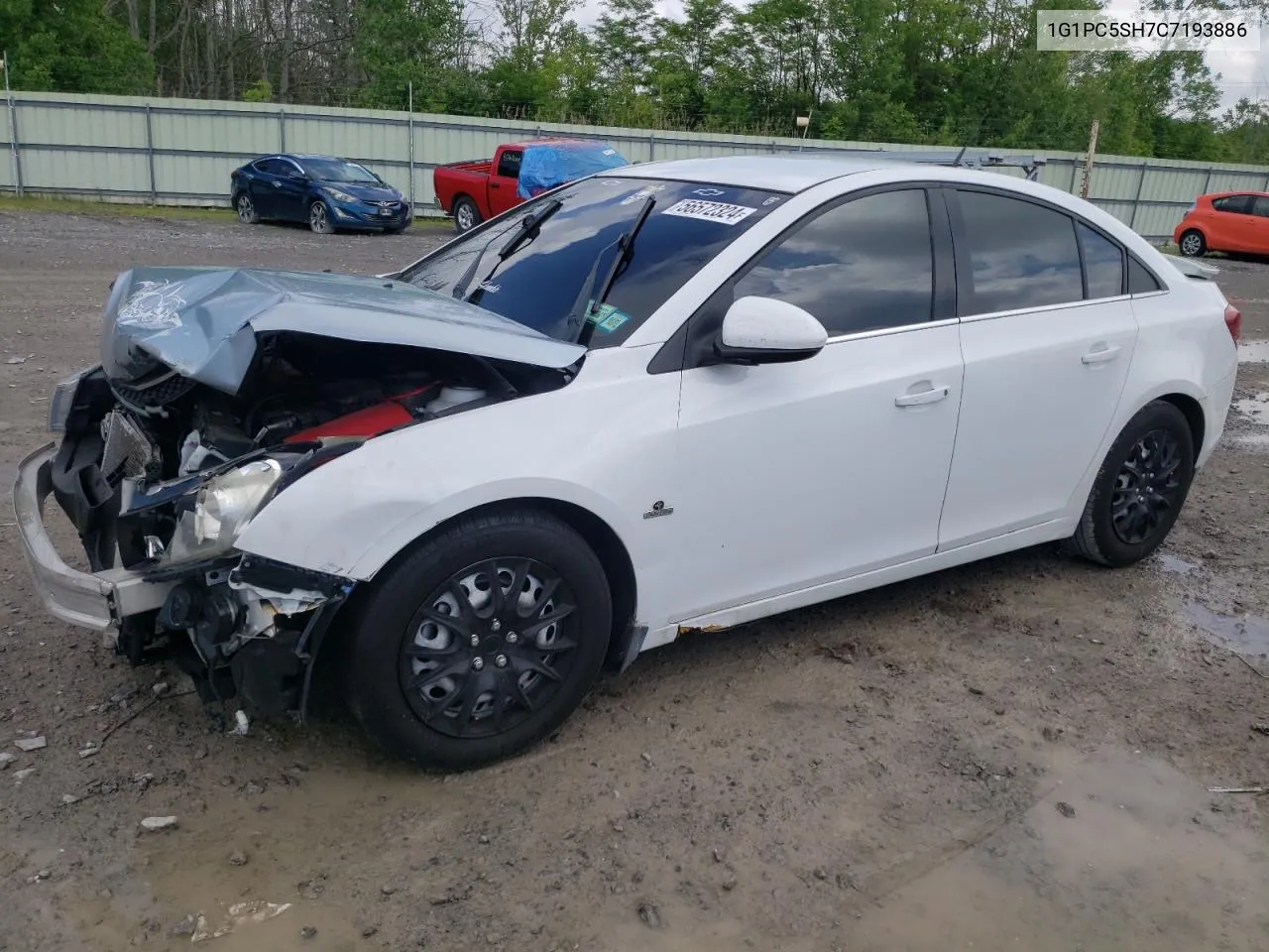 2012 Chevrolet Cruze Ls VIN: 1G1PC5SH7C7193886 Lot: 56572324