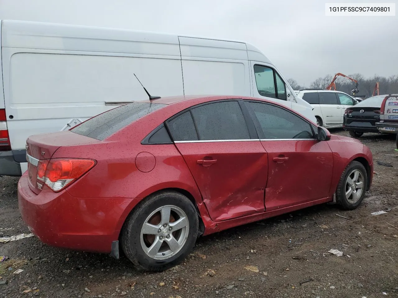 2012 Chevrolet Cruze Lt VIN: 1G1PF5SC9C7409801 Lot: 58404724