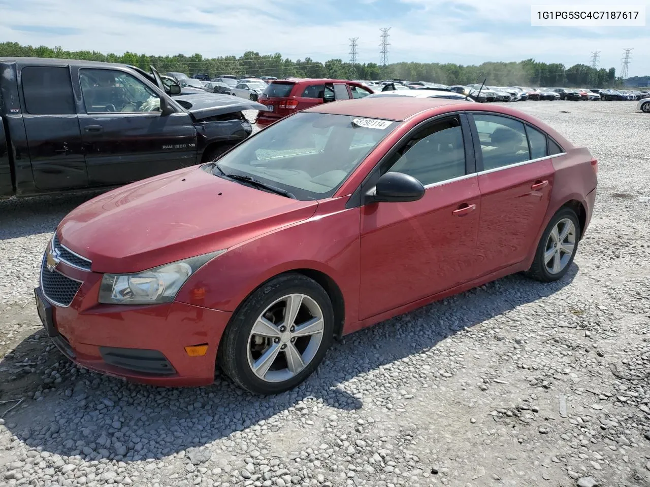 1G1PG5SC4C7187617 2012 Chevrolet Cruze Lt