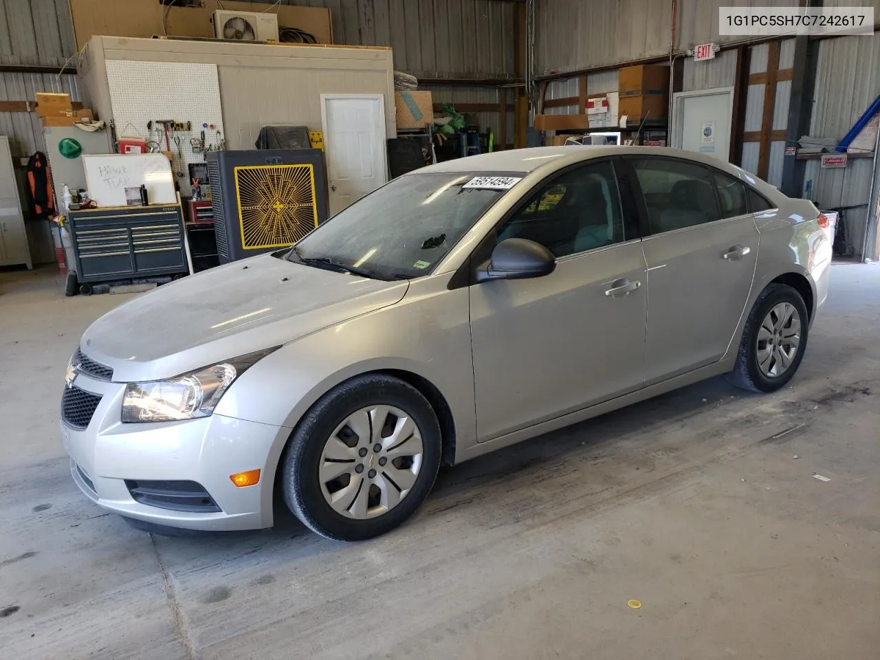 2012 Chevrolet Cruze Ls VIN: 1G1PC5SH7C7242617 Lot: 59514594