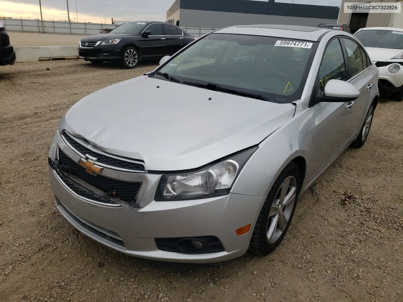 2012 Chevrolet Cruze Ltz VIN: 1G1PH5SC3C7322826 Lot: 59974771