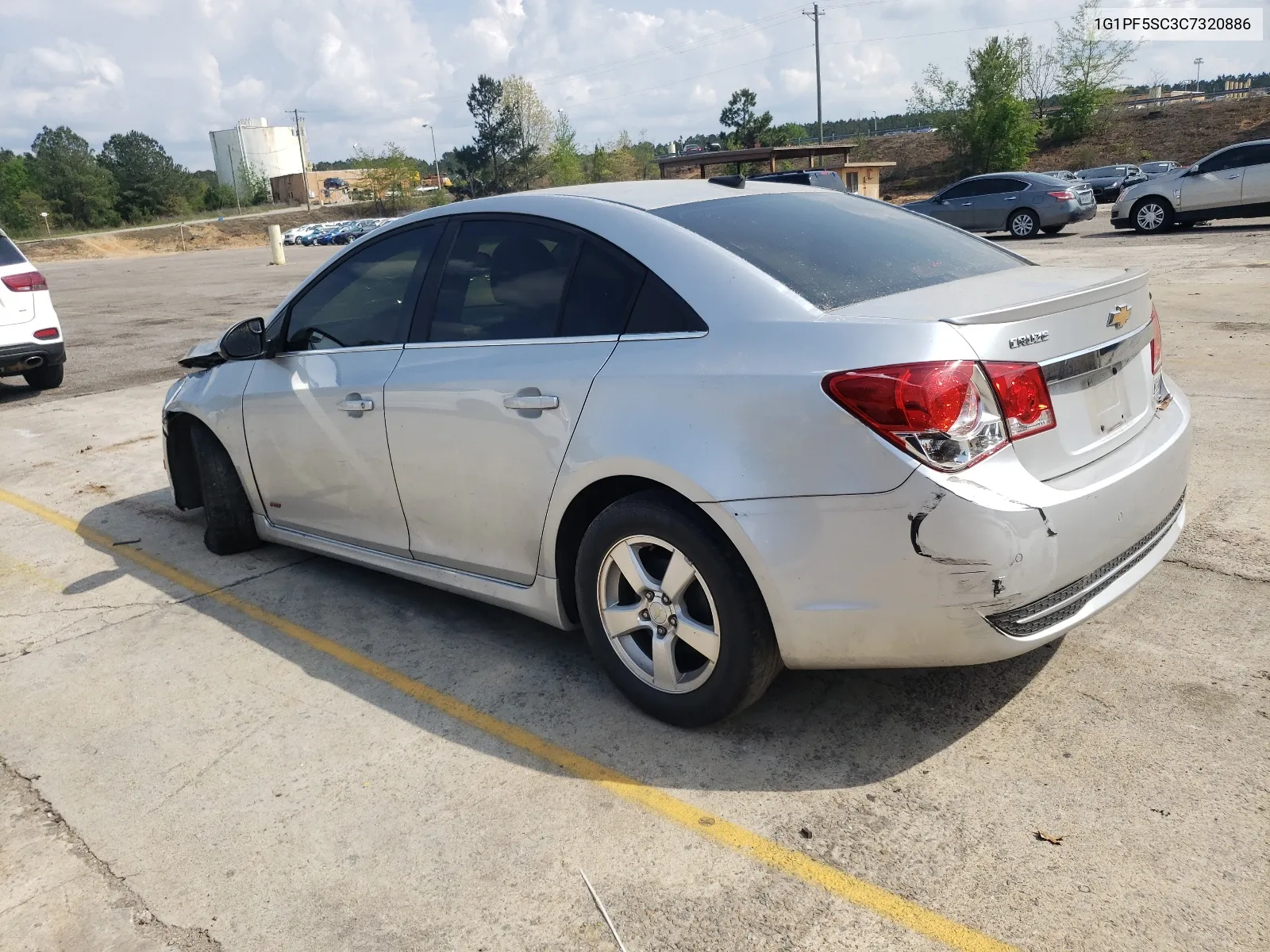 2012 Chevrolet Cruze Lt VIN: 1G1PF5SC3C7320886 Lot: 61403544