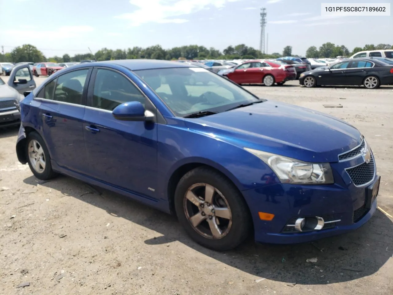 2012 Chevrolet Cruze Lt VIN: 1G1PF5SC8C7189602 Lot: 61565473