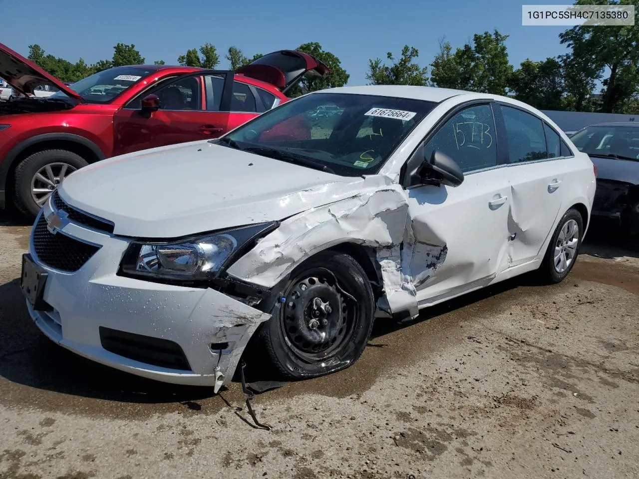 2012 Chevrolet Cruze Ls VIN: 1G1PC5SH4C7135380 Lot: 61675664