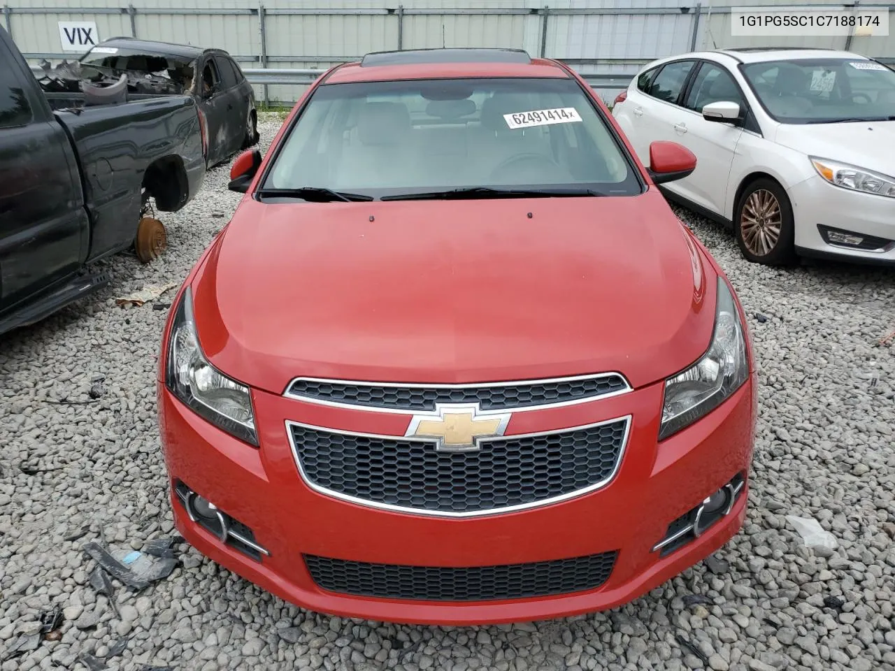 2012 Chevrolet Cruze Lt VIN: 1G1PG5SC1C7188174 Lot: 62491414