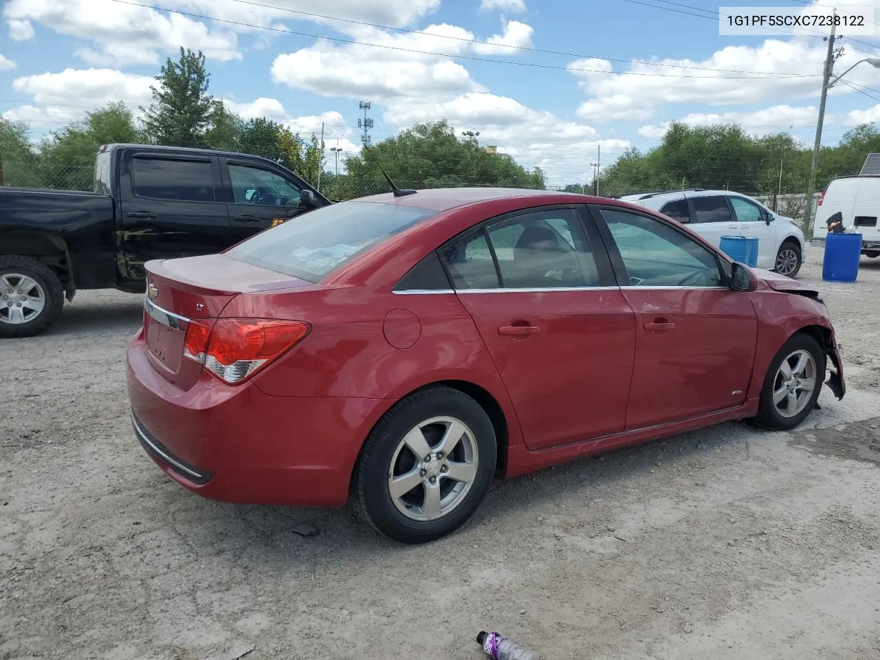 2012 Chevrolet Cruze Lt VIN: 1G1PF5SCXC7238122 Lot: 63603284