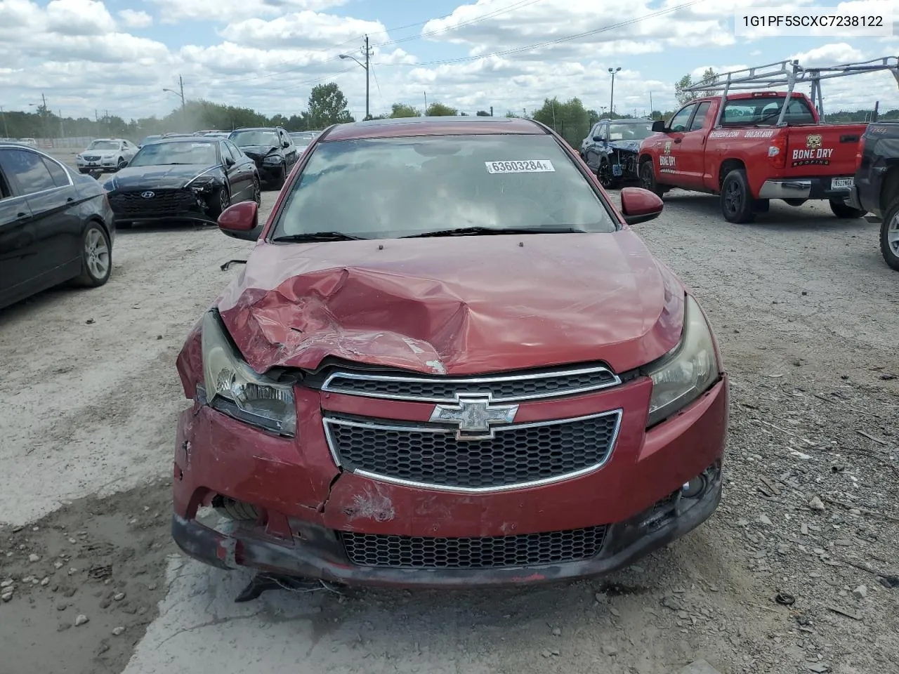 1G1PF5SCXC7238122 2012 Chevrolet Cruze Lt