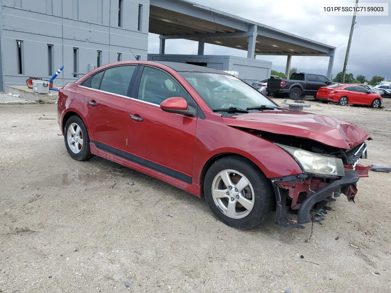 2012 Chevrolet Cruze Lt VIN: 1G1PF5SC1C7159003 Lot: 64556534