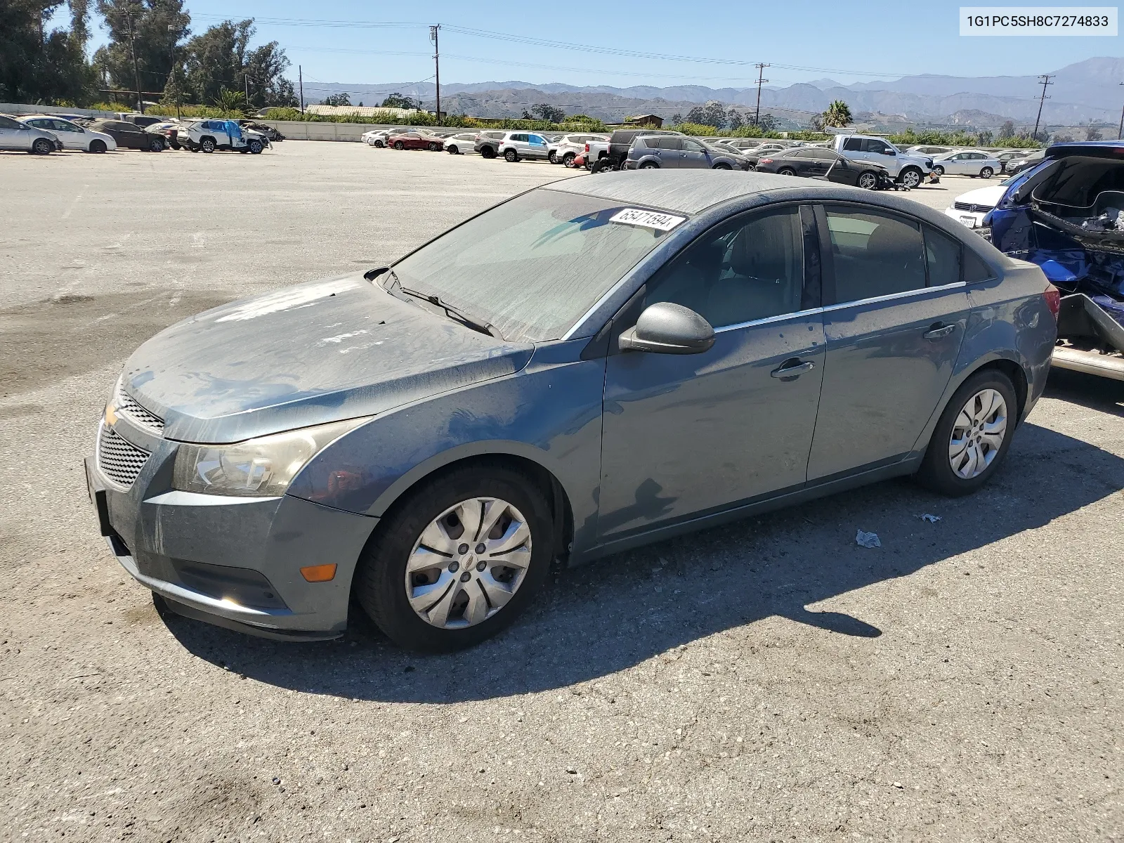 1G1PC5SH8C7274833 2012 Chevrolet Cruze Ls