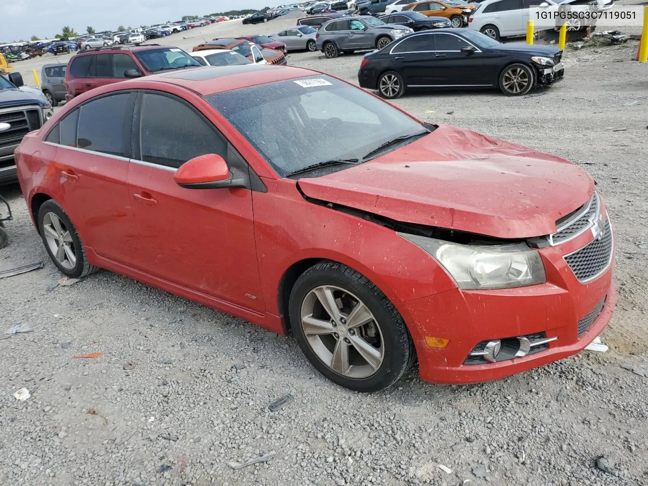 1G1PG5SC3C7119051 2012 Chevrolet Cruze Lt