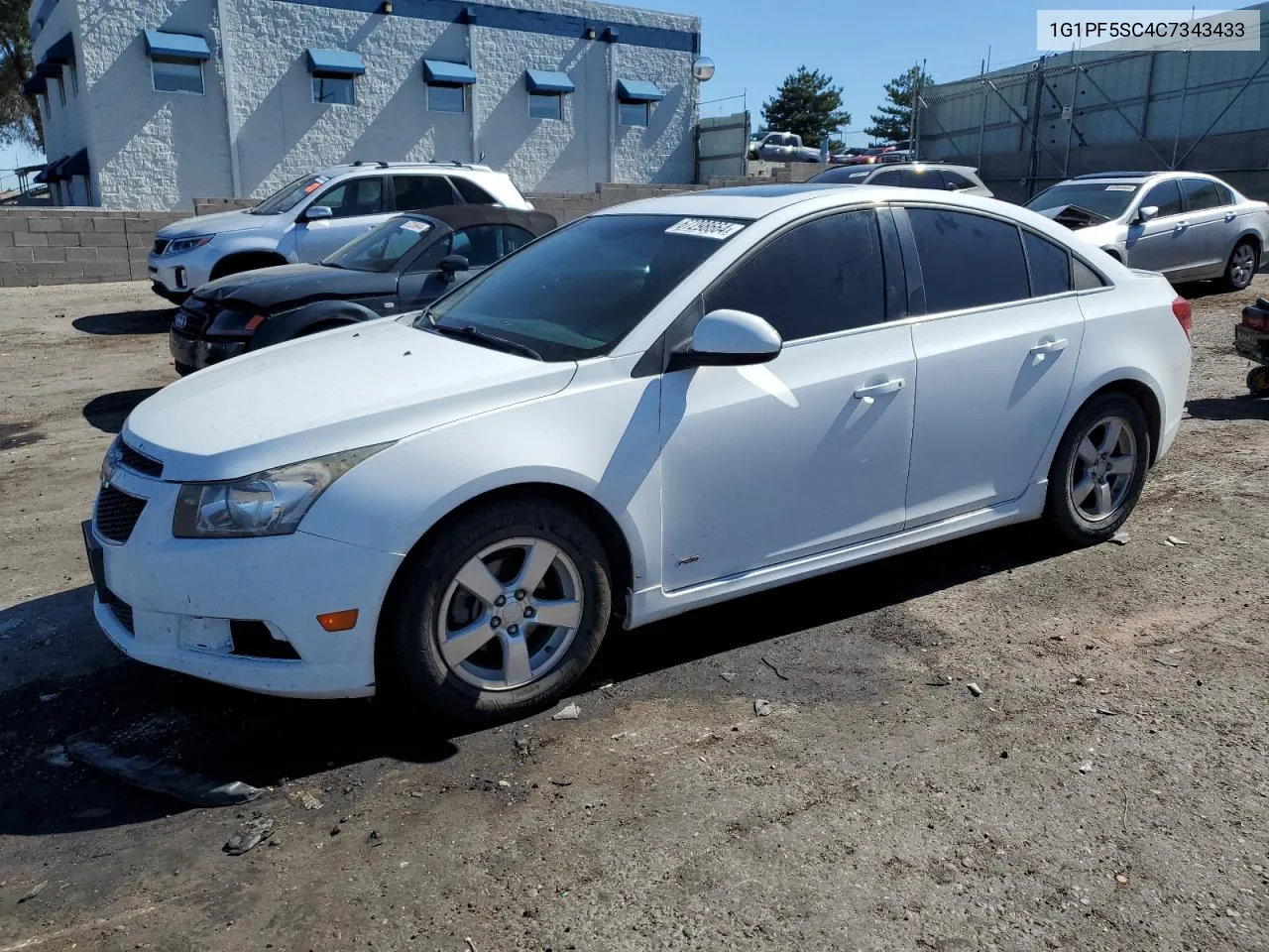 2012 Chevrolet Cruze Lt VIN: 1G1PF5SC4C7343433 Lot: 67298664