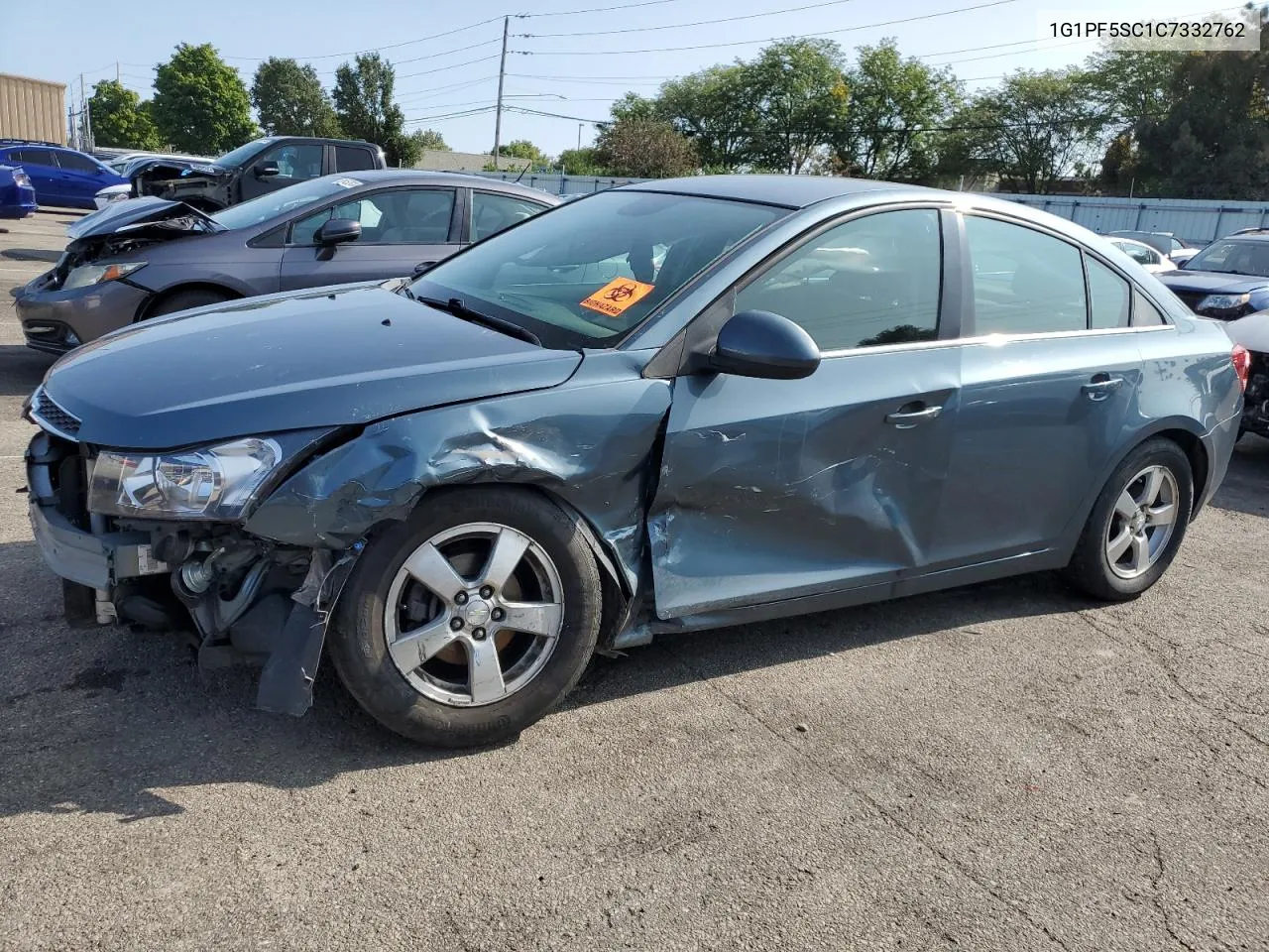 2012 Chevrolet Cruze Lt VIN: 1G1PF5SC1C7332762 Lot: 68296014