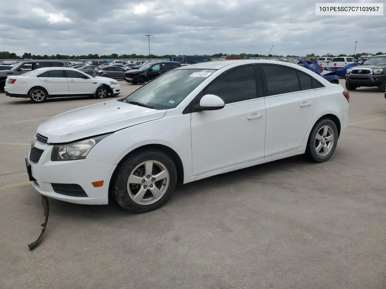 2012 Chevrolet Cruze Lt VIN: 1G1PE5SC7C7103957 Lot: 69062924