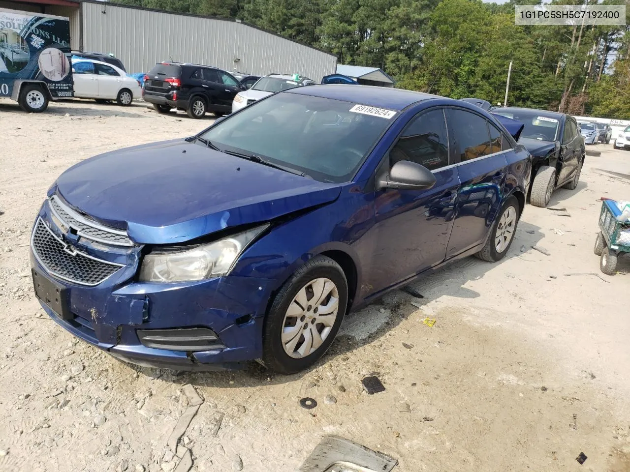 2012 Chevrolet Cruze Ls VIN: 1G1PC5SH5C7192400 Lot: 69192624