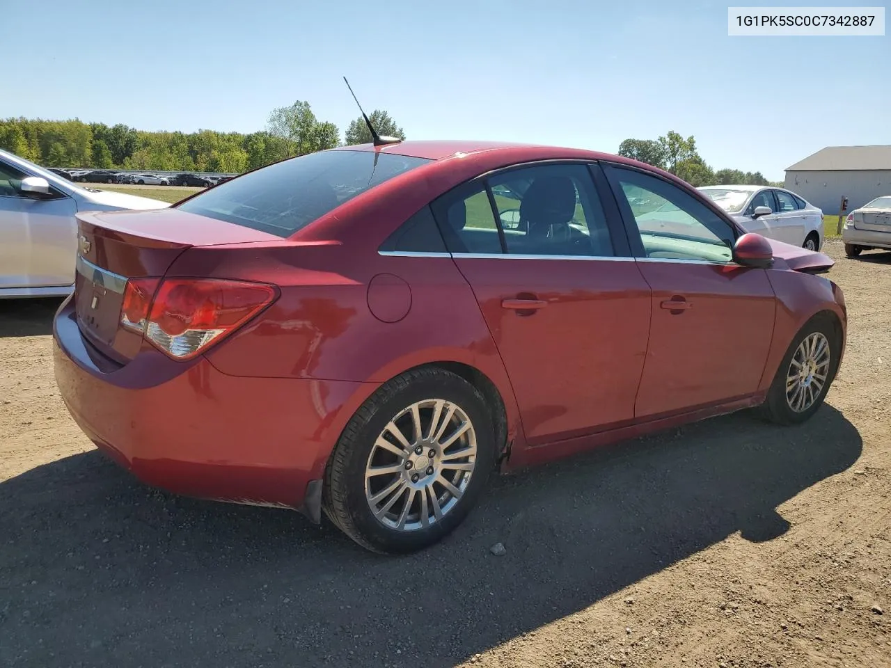 2012 Chevrolet Cruze Eco VIN: 1G1PK5SC0C7342887 Lot: 69277354