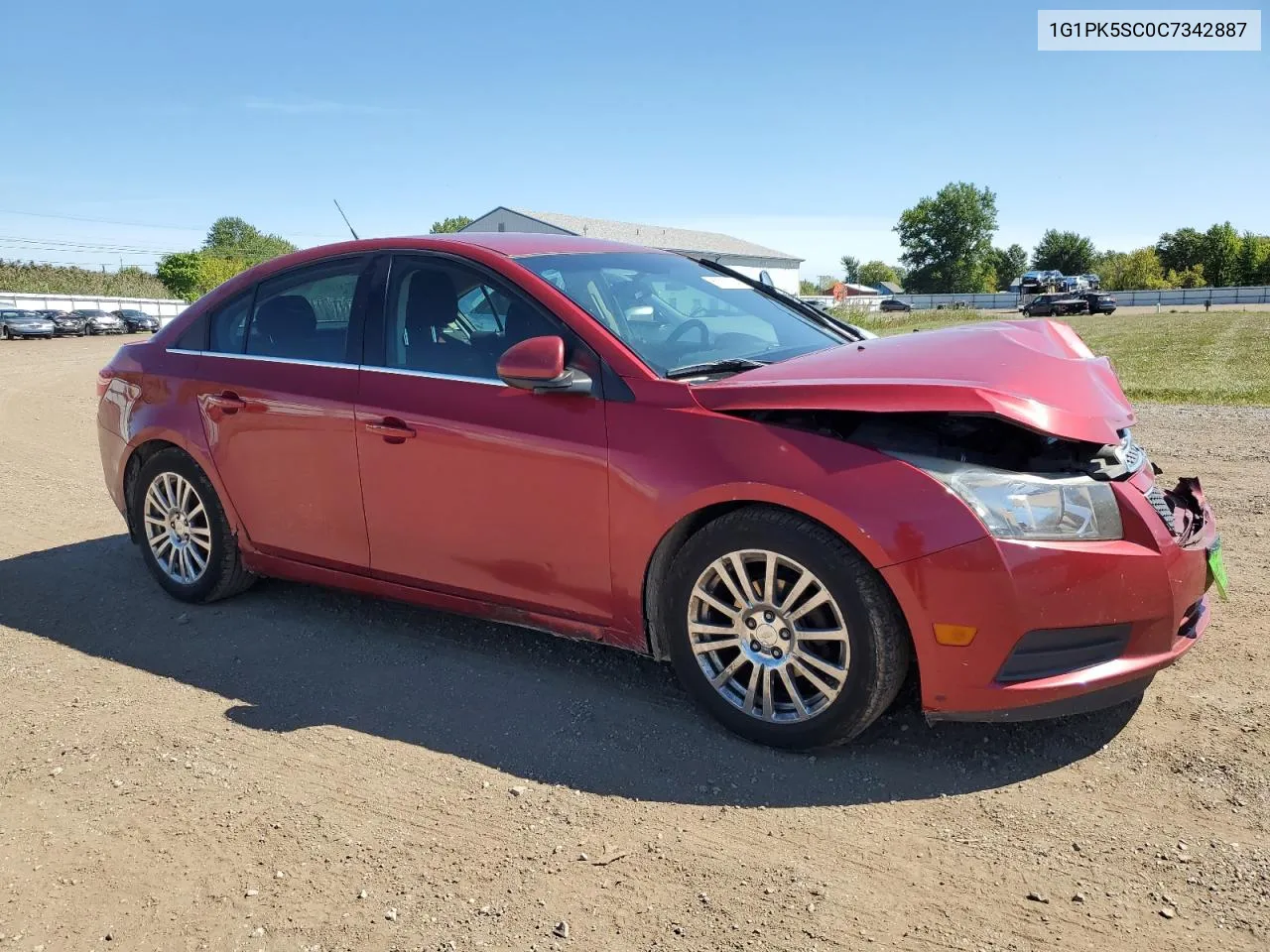 2012 Chevrolet Cruze Eco VIN: 1G1PK5SC0C7342887 Lot: 69277354