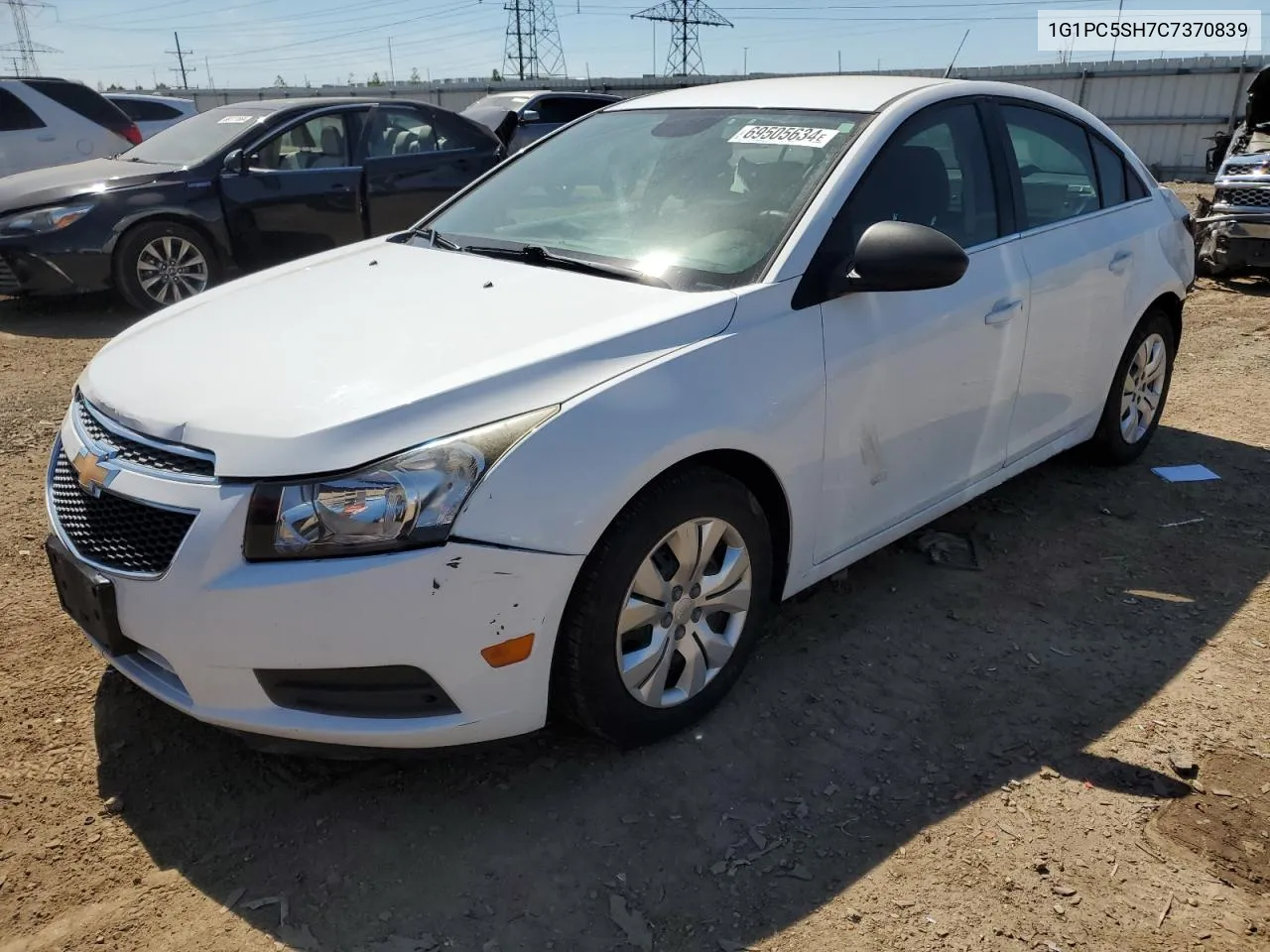 2012 Chevrolet Cruze Ls VIN: 1G1PC5SH7C7370839 Lot: 69505634