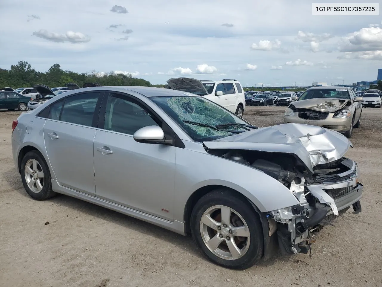 2012 Chevrolet Cruze Lt VIN: 1G1PF5SC1C7357225 Lot: 69512034