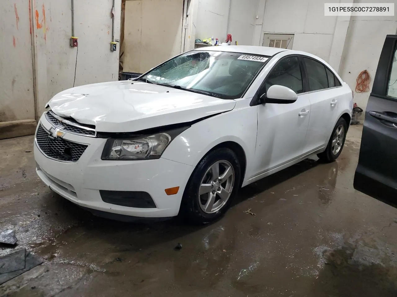 2012 Chevrolet Cruze Lt VIN: 1G1PE5SC0C7278891 Lot: 69574934