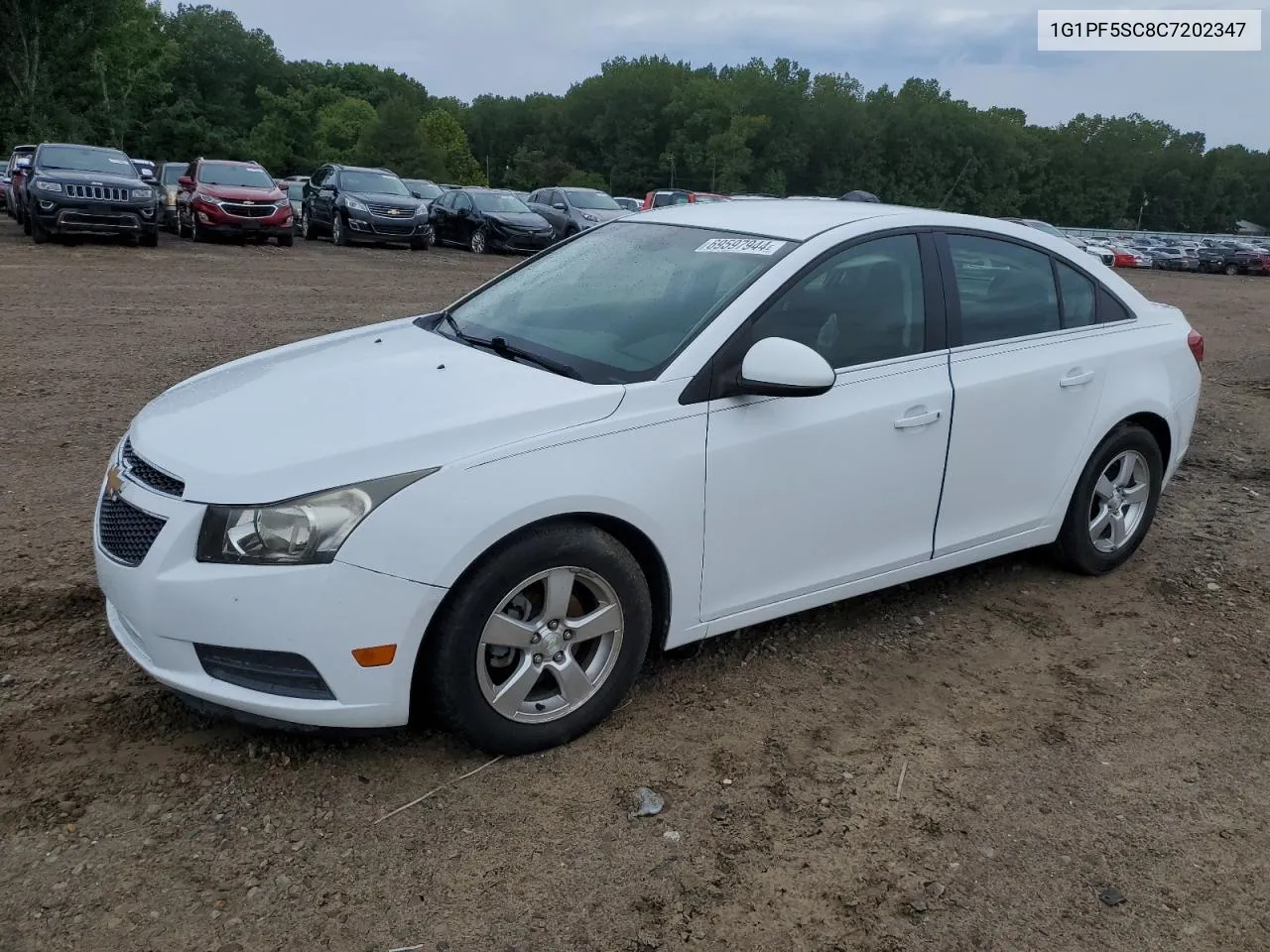 1G1PF5SC8C7202347 2012 Chevrolet Cruze Lt