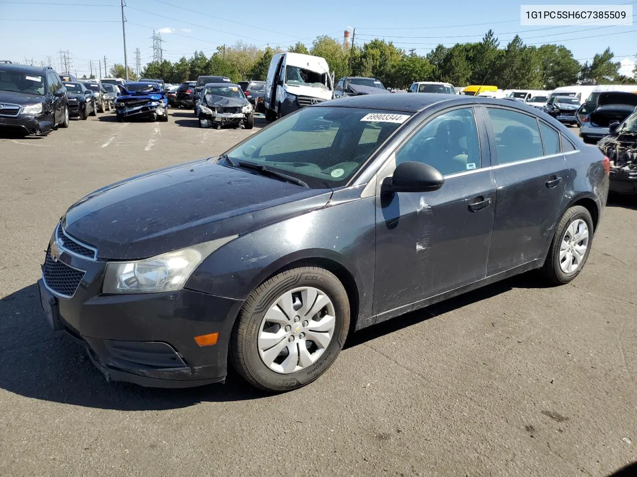 2012 Chevrolet Cruze Ls VIN: 1G1PC5SH6C7385509 Lot: 69903344