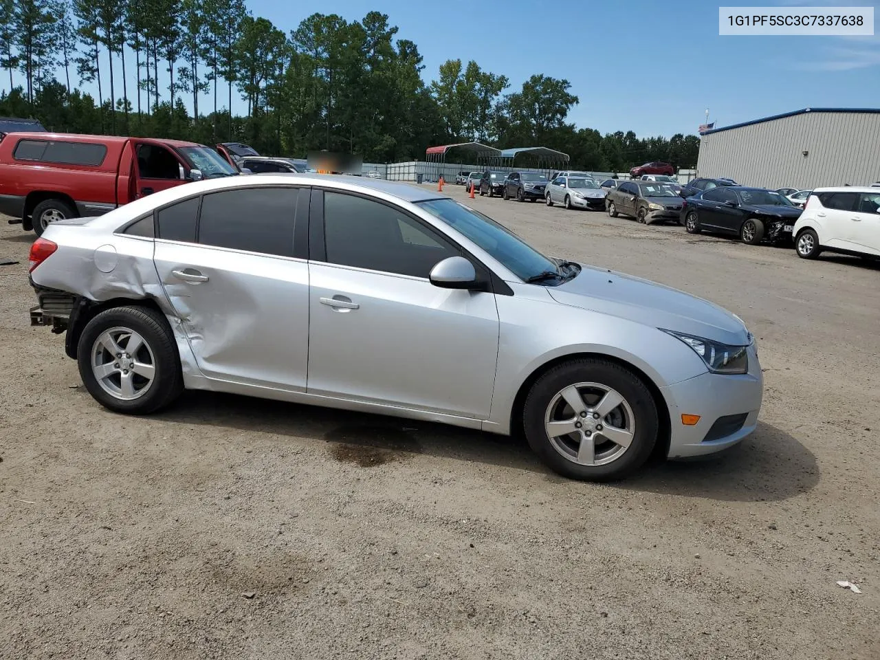 2012 Chevrolet Cruze Lt VIN: 1G1PF5SC3C7337638 Lot: 70014324