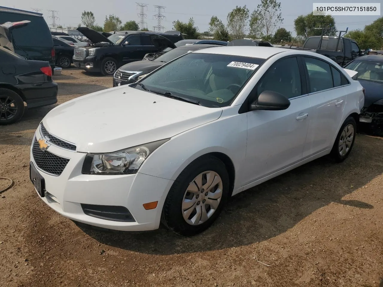 2012 Chevrolet Cruze Ls VIN: 1G1PC5SH7C7151850 Lot: 70029404