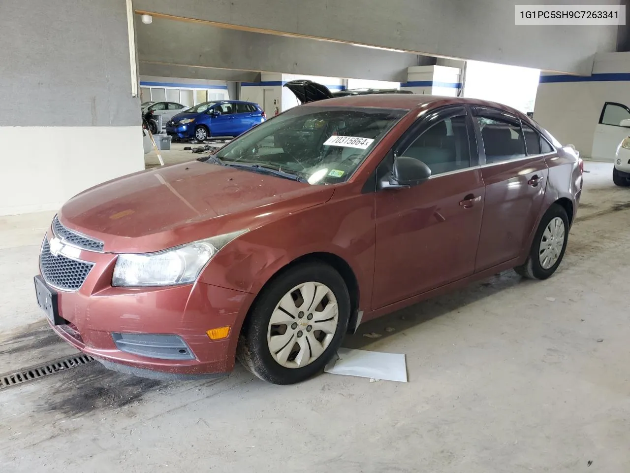 2012 Chevrolet Cruze Ls VIN: 1G1PC5SH9C7263341 Lot: 70315864